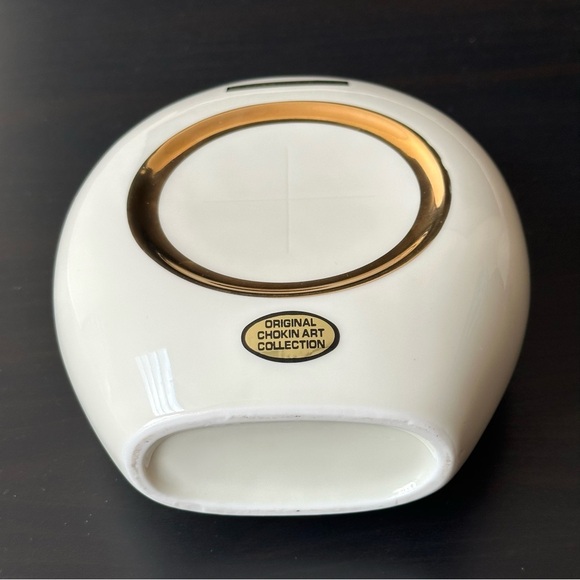 Dynasty Gallery Exclusive Designs Original Chokin Collection 24k Gold Rim Vase - Picture 3 of 10